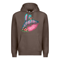 Coffee Eared Turquoise Pink Easter Lips Premium Hoodie - Bettercallsaul