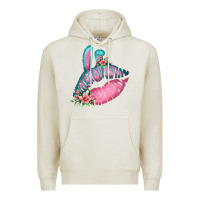 Oatmeal Heather Eared Turquoise Pink Easter Lips Premium Hoodie - Bettercallsaul