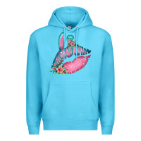 Ocean Blue Eared Turquoise Pink Easter Lips Premium Hoodie - Bettercallsaul