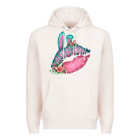 Pale Pink Eared Turquoise Pink Easter Lips Premium Hoodie - Bettercallsaul