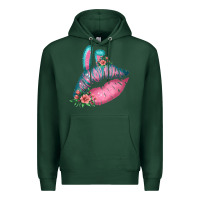 Sports Green Eared Turquoise Pink Easter Lips Premium Hoodie - Bettercallsaul