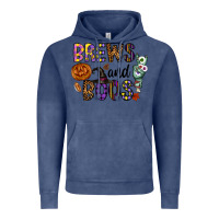 Vintage Denim Brews And Boos Vintage Hoodie - CowhideDigitalArt