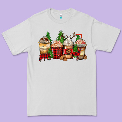 Lumberjack Coffee Cups Premium Tee Designed By Zillion Design Studio