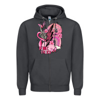 Smoke pink vibes Zipper Hoodie - MaliasSmallBusiness