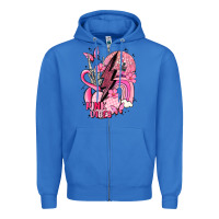 True Royal pink vibes Zipper Hoodie - MaliasSmallBusiness