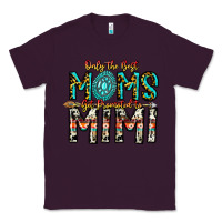 Plum Only The Best Moms Get Promoted To Mimi Classic Tee - CowhideDigitalArt