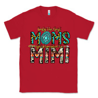Red Only The Best Moms Get Promoted To Mimi Classic Tee - CowhideDigitalArt