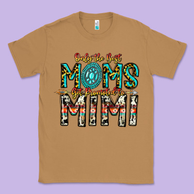 Only The Best Moms Get Promoted To Mimi Classic Tee Designed By Cowhidedigitalart
