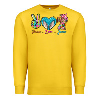 Lemon Peace Love Easter Jesus Premium Sweatshirt - BundleAndBundleShop