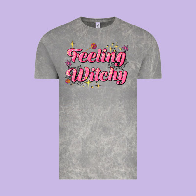 Feeling Witchy Vintage Tee Designed By Adodesignshop