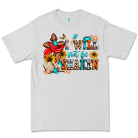 Dove Grey i will not be shaken Premium Tee - Zillion Design Studio