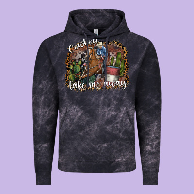 Cowboy Take Me Away Vintage Hoodie Designed By Sublimationcraftshop
