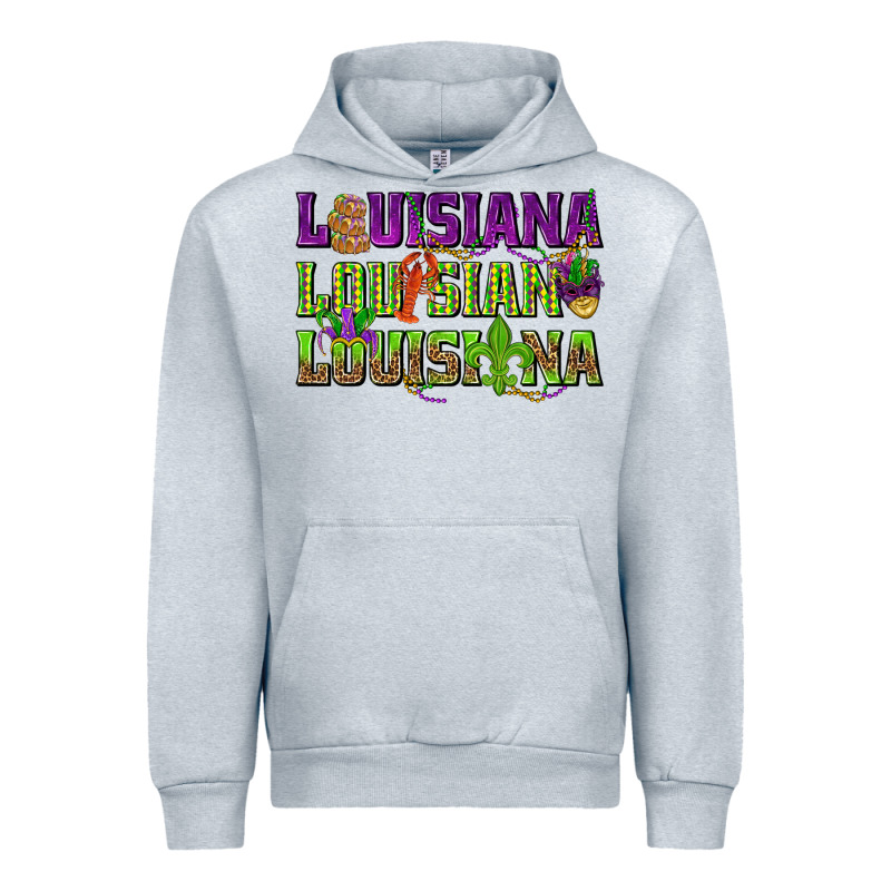 Louisiana Louisiana Louisiana Urban Hoodie by HowdyJamesFarm | Teevron