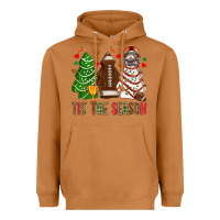 Meerkat tis' the season american football christmas cakes bbs Heavyweight Hoodie - BundleAndBundleShop
