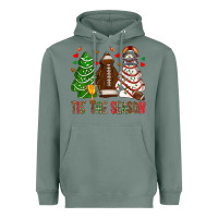 Sage tis' the season american football christmas cakes bbs Heavyweight Hoodie - BundleAndBundleShop