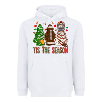 White tis' the season american football christmas cakes bbs Heavyweight Hoodie - BundleAndBundleShop