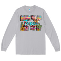 Moon Dust texas tx aztec cactus leopard Long Sleeve Tee - AdoDesignShop