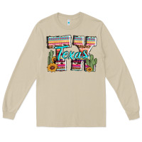 Mushroom texas tx aztec cactus leopard Long Sleeve Tee - AdoDesignShop
