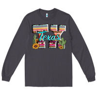 Smoke texas tx aztec cactus leopard Long Sleeve Tee - AdoDesignShop