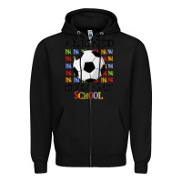 Black i kicked 100 days of school Zipper Hoodie - MaliasSmallBusiness