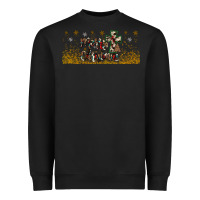 Black merry christmas cross Heavyweight Sweatshirt - JahusDesignShop
