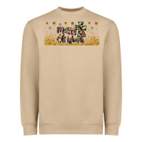 Mushroom merry christmas cross Heavyweight Sweatshirt - JahusDesignShop