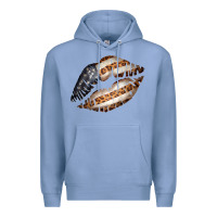 Colony Blue Vintage American Flag With Leopard Pattern Premium Hoodie - Bettercallsaul