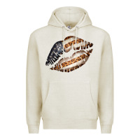 Oatmeal Heather Vintage American Flag With Leopard Pattern Premium Hoodie - Bettercallsaul