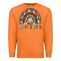 Carrot Happy Easter Rainbow Premium Sweatshirt - BundleAndBundleShop