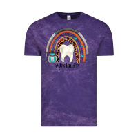 Cloud Purple dentallife rainbow Vintage Tee - JahusDesignShop