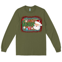 Army Green believe santa Long Sleeve Tee - AdoDesignShop