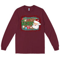 Burgundy believe santa Long Sleeve Tee - AdoDesignShop