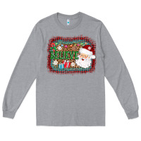 Heather Grey believe santa Long Sleeve Tee - AdoDesignShop