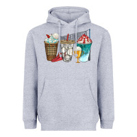 Heather Grey western volleyball coffee cups bbs Heavyweight Hoodie - BundleAndBundleShop