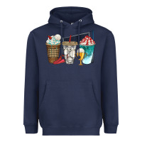 Navy western volleyball coffee cups bbs Heavyweight Hoodie - BundleAndBundleShop