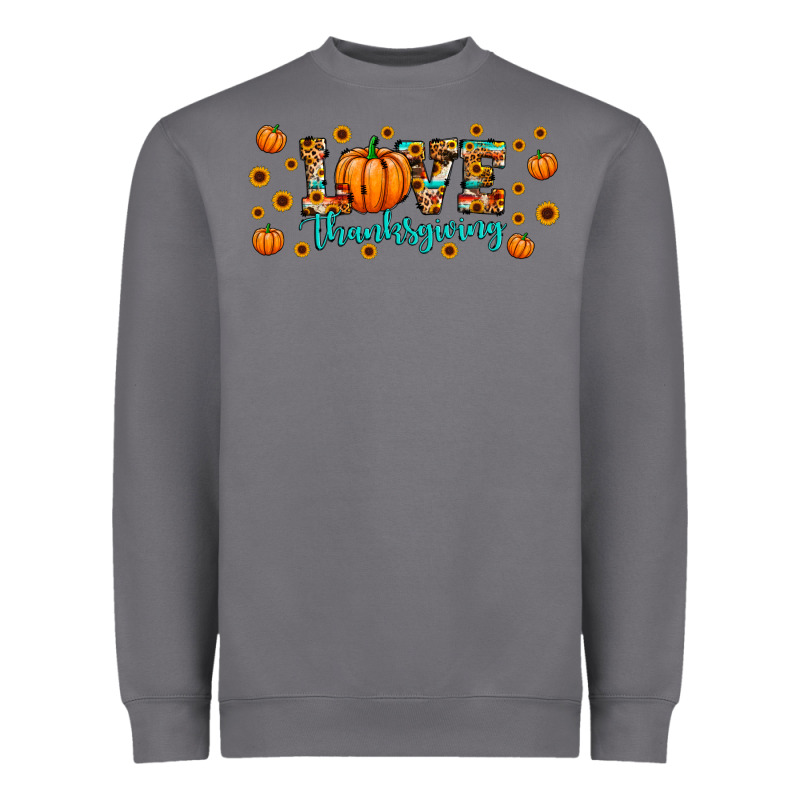 Love Thanksgiving Heavyweight Sweatshirt by JahusDesignShop | Teevron