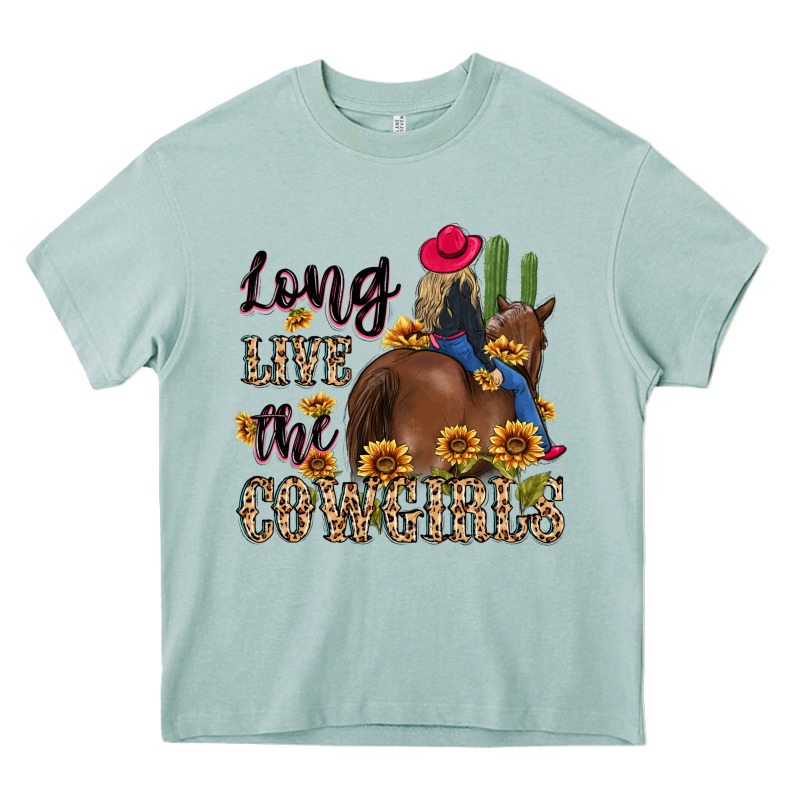 Long Live The Cowgirls Heavy Core Tee by MaliasSmallBusiness | Teevron
