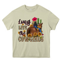 Mossy long live the cowgirls Heavy Core Tee - MaliasSmallBusiness