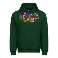 Forest Green MA Medical Assistant Mardi Gras Urban Hoodie - HowdyJamesFarm