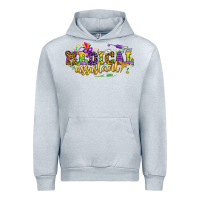 Heather Grey MA Medical Assistant Mardi Gras Urban Hoodie - HowdyJamesFarm