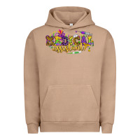 Pigment Burro MA Medical Assistant Mardi Gras Urban Hoodie - HowdyJamesFarm