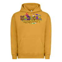 Pigment Peanut Butter MA Medical Assistant Mardi Gras Urban Hoodie - HowdyJamesFarm