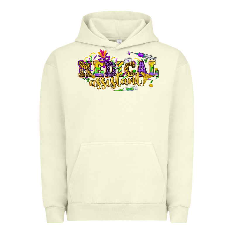 Ma Medical Assistant Mardi Gras Urban Hoodie by HowdyJamesFarm | Teevron
