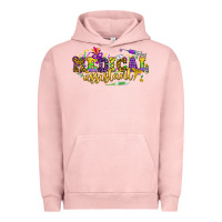 Pigment Salmon MA Medical Assistant Mardi Gras Urban Hoodie - HowdyJamesFarm