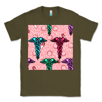 Army Green Medicine Seamless Pattern Classic Tee - BundleAndBundleShop
