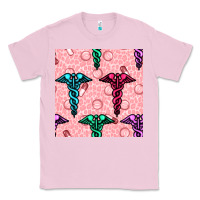 Bubblegum Pink Medicine Seamless Pattern Classic Tee - BundleAndBundleShop