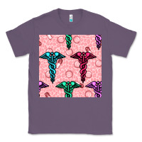 Lavender Medicine Seamless Pattern Classic Tee - BundleAndBundleShop