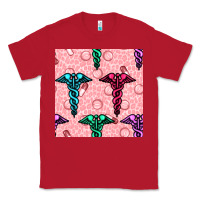 Red Medicine Seamless Pattern Classic Tee - BundleAndBundleShop