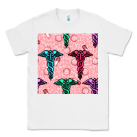 White Medicine Seamless Pattern Classic Tee - BundleAndBundleShop