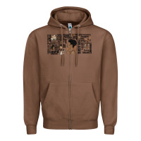 Chestnut black woman confident Zipper Hoodie - MaliasSmallBusiness